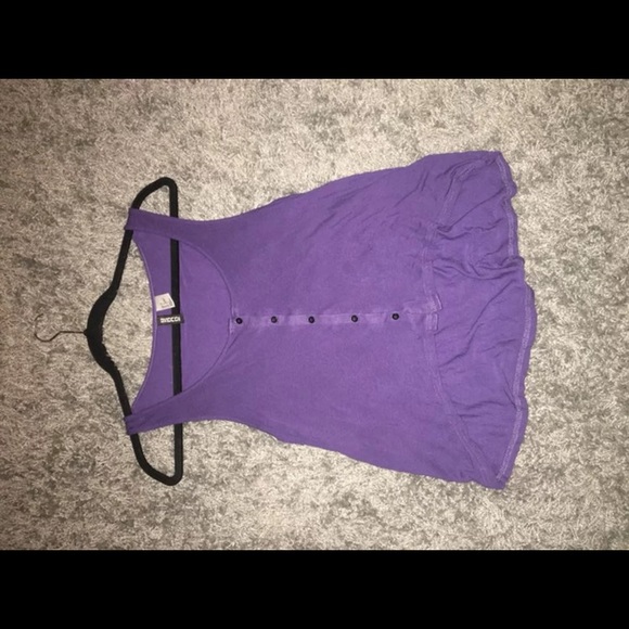 Purple High-Low Tank - Picture 4 of 4